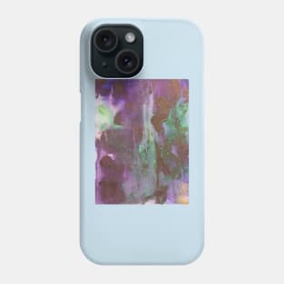 Purple Slime Oozing Around A Crystal Phone Case