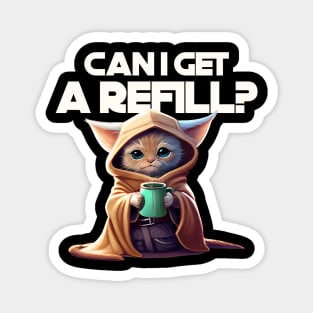 Can I Get a Refill? | Star Wars Cat Magnet