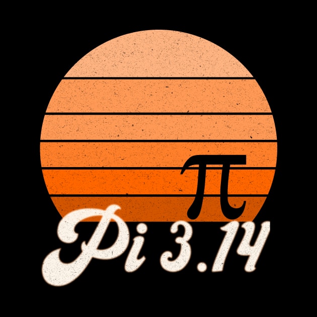 Pi Orange Vintage Sunset Retro Script by Lyrical Parser