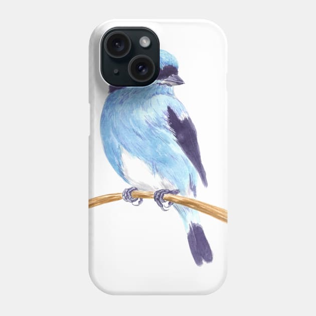 Blue bird Phone Case by katerinamk