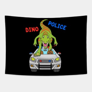 Dino Police Tapestry