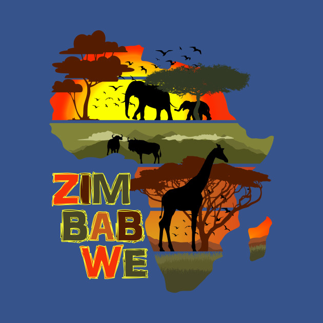 Discover Zimbabwe - Africa - T-Shirt