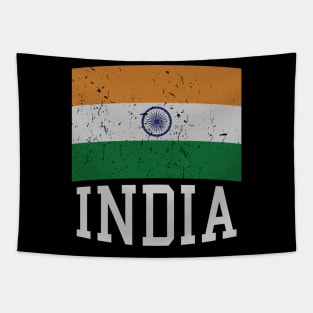 India Flag in Tricolor with Ashoka Chakra Desi Indian Tapestry