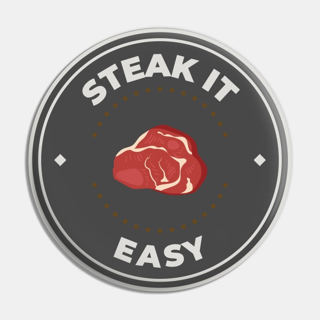 Steak it easy logo Pin by Oricca