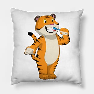 Tiger with Toothbrush Pillow