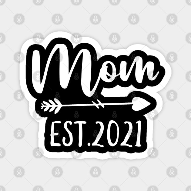 New mother mom est 2021 Magnet by Moe99