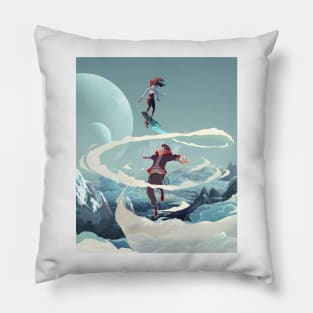 Sky Surfing Pillow