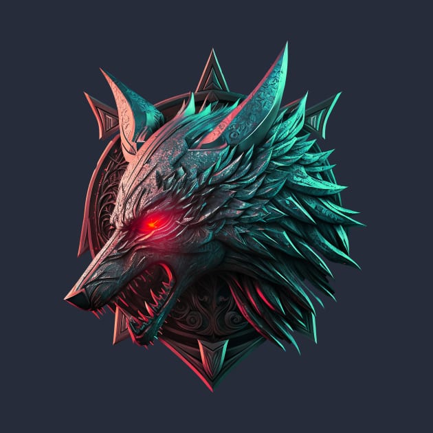 Geralt Wolf Medallion by Vaelerys