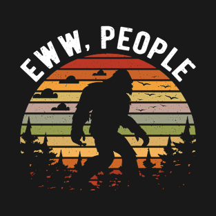 Eww People Funny Bigfoot Rock and Roll for Sasquatch T-Shirt