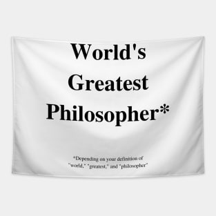 World's Greatest Philosopher Tapestry