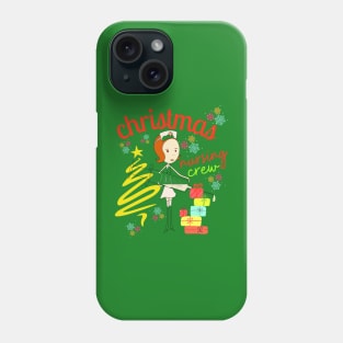 christmas nursing crew Phone Case