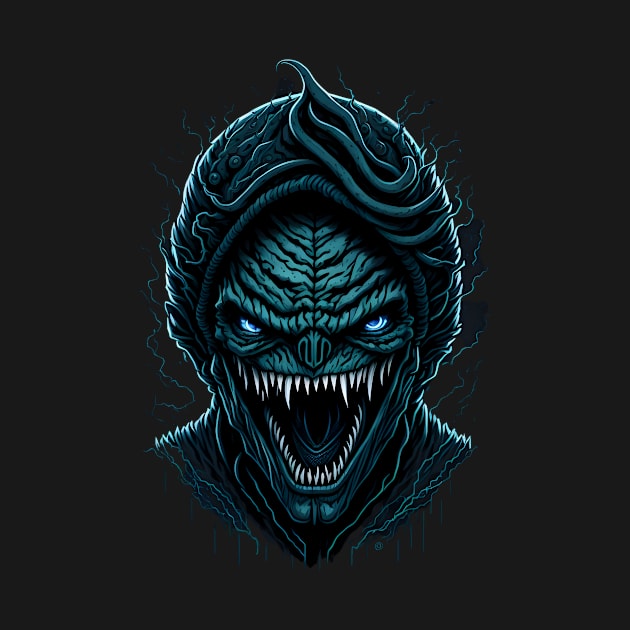 Sci Fi Horror Monster by Moxie Vibe