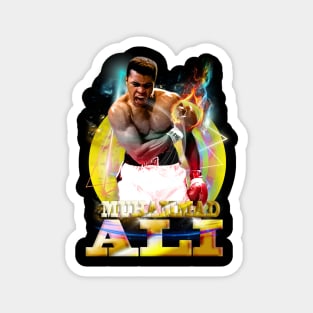 Muhammad Ali Angry Magnet