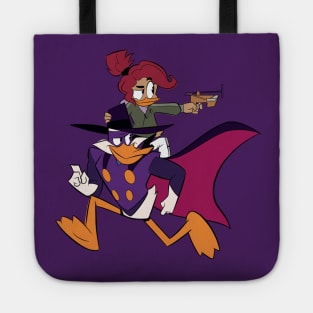 Father-Daughter Crimefighting Duo Tote