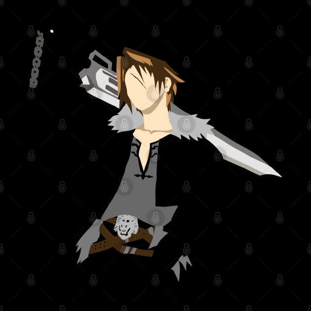 Cool Squall Leonhart Minimalistic by Kidrock96