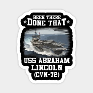 CVN-72 USS Abraham Lincoln T-Shirt Navy Ships Tee Magnet