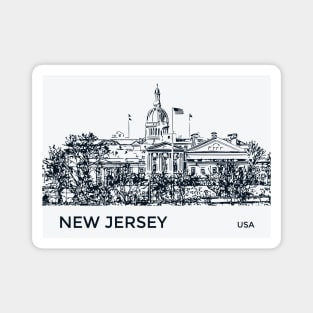 New Jersey State USA Magnet