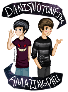 Dan and Phil Magnet