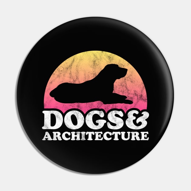 Dogs and Architecture Dog and Architect Gift Pin by JKFDesigns