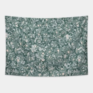 Abstract green and pink organic camo shapes Tapestry