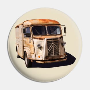 rusty citroen h van Pin