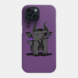 Yap yap ... bad puppy barking Phone Case