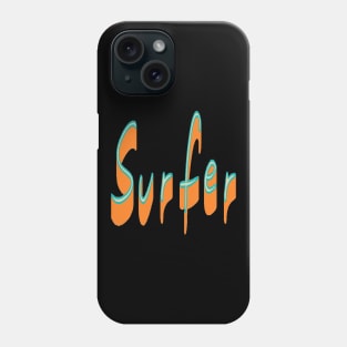 Surfe, Hello Summer Vintage Funny Surfer Riding Surf Surfing Lover Gifts Phone Case