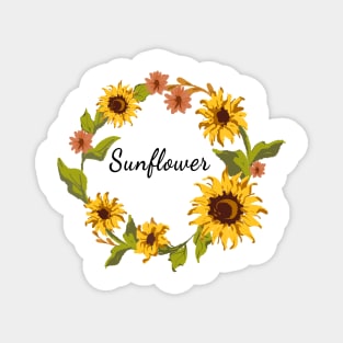 Beautiful Sunflower Magnet