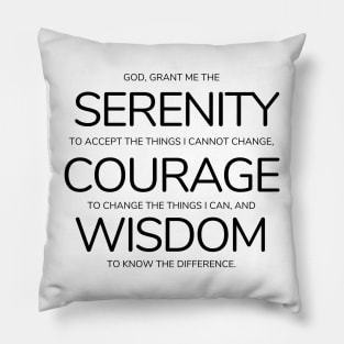 serenity prayer Pillow