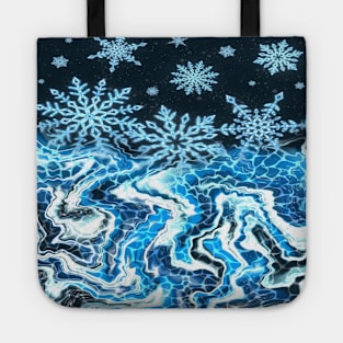 Melting Crystal Snow Tote