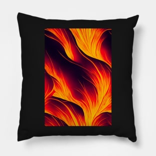 Hottest pattern design ever! Fire and lava #3 Pillow