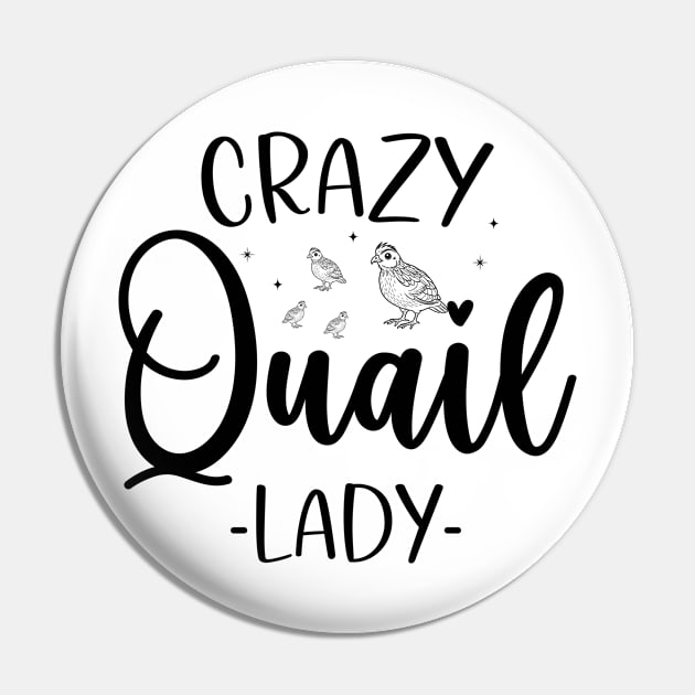 Crazy Quail Lady Quail Bird Lover Pin by abdelmalik.m95@hotmail.com