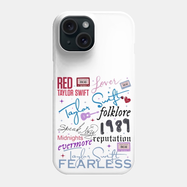 Taylor Swift Eras Phone Case by Cun-Tees!