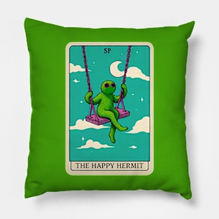 The Happy Hermit Pillow