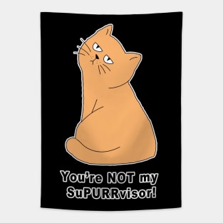 SuPURRvisor Cat Tapestry