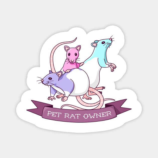 Pet Rat Owner Magnet by sombrasblancas