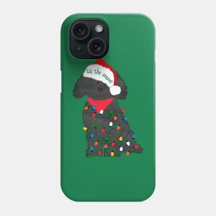 Cute Christmas Labradoodle Puppy Phone Case