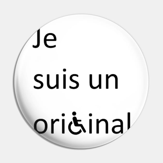 Je suis un original Pin by Imani