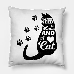 All You Need is Love.. And a Cat! Pillow