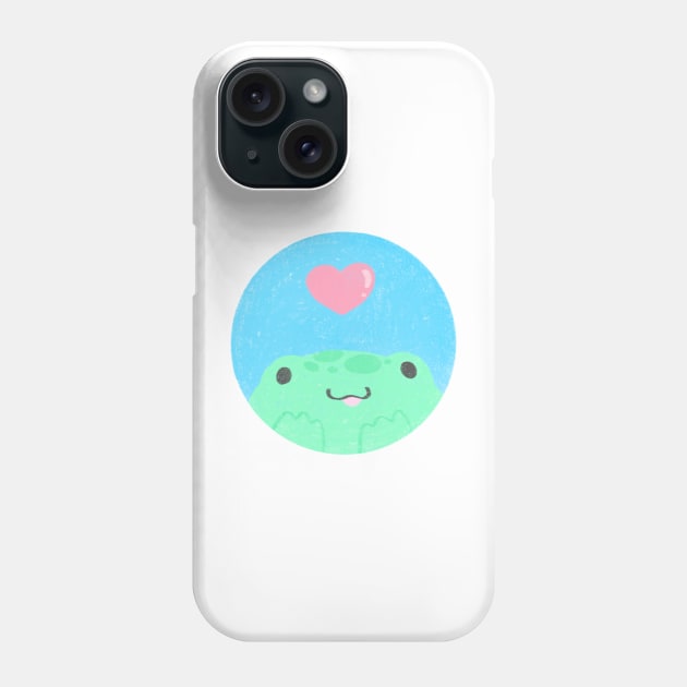 Heart frog Phone Case by IcyBubblegum