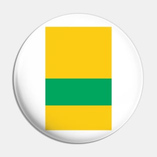 Norwich City Yellow Green Hoop Design Pin