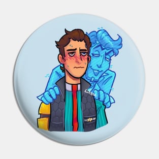 Rhys and Handsome Jack Rhack Tales From The Borderlands Inspired Design Pin