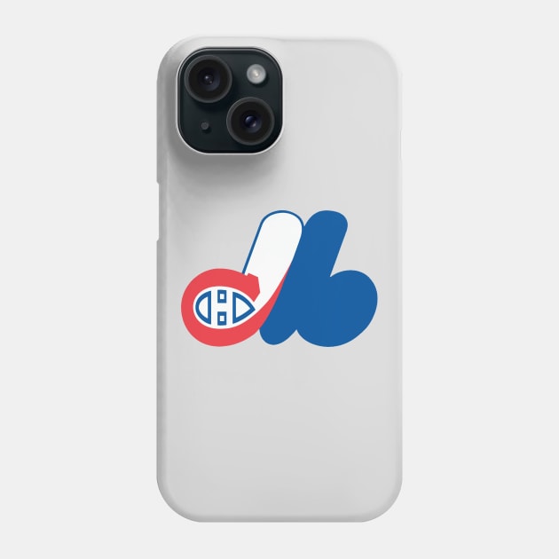 Habs - Logo Mashup Phone Case by phneep