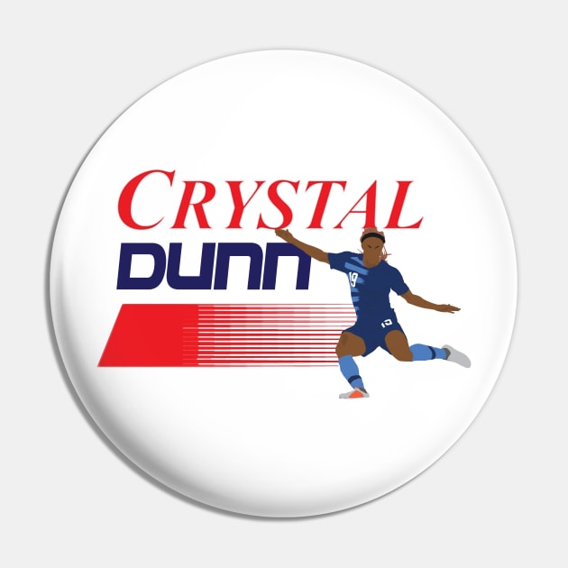 Crystal Dunn USWNT Pin by Hevding