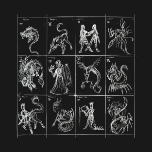 12 zodiac signs T-Shirt