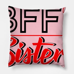 BFF Sisters Pillow