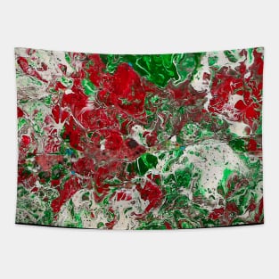 Abstract marble texture fluid art design Tapestry