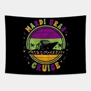 Mardi Gras Cruise Ship Party Tapestry