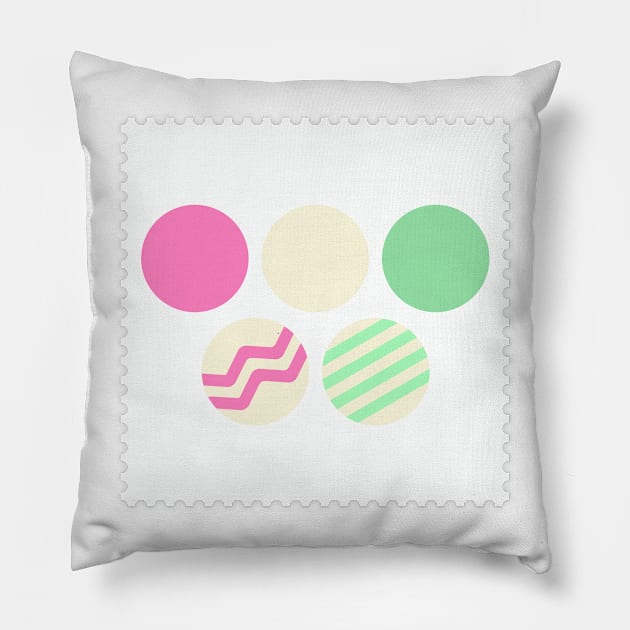 Milky Caps Pillow by Valshin