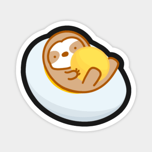 Cute Egg Sloth Magnet